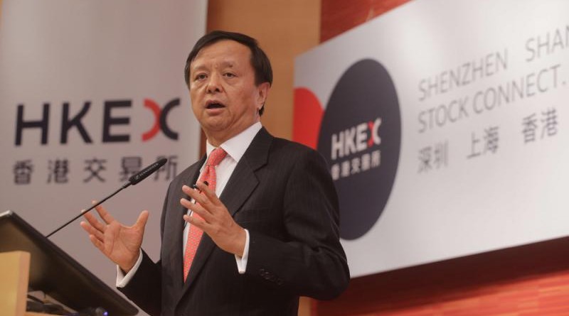 圖：港交所總裁李小加表示，兩地ETF加入互聯互通可望明年成事/大公報記者林少權攝