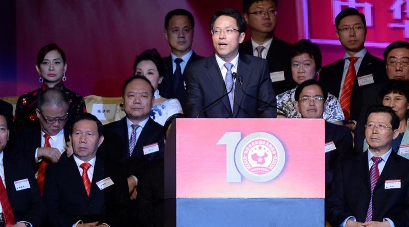 張曉明強調，任何宣揚「港獨」的言行和活動，都要依法受到懲處\大公報記者林良堅攝