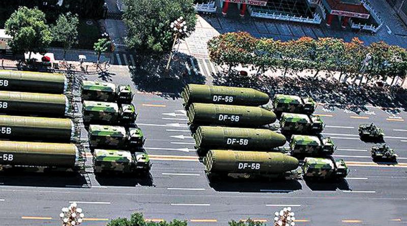 有俄軍事專家指出，東風-5優勢明顯\網絡圖片