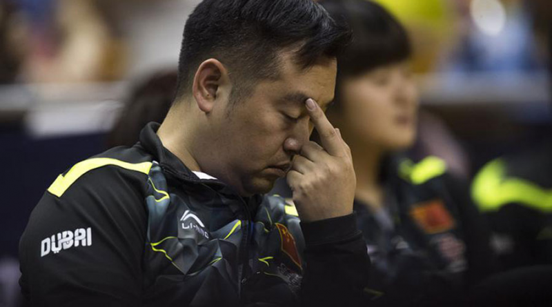 30日，中國乒乓球協會決定暫停孔令輝中國女乒主教練職務 新華社