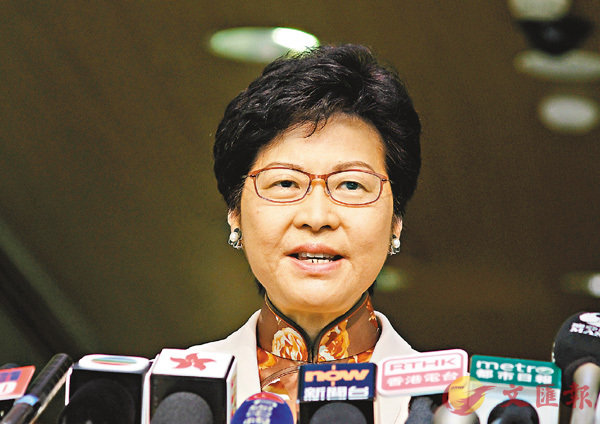 鄭月娥希望「一地兩檢」的討論回歸本質。 香港文匯報記者梁祖彝 攝