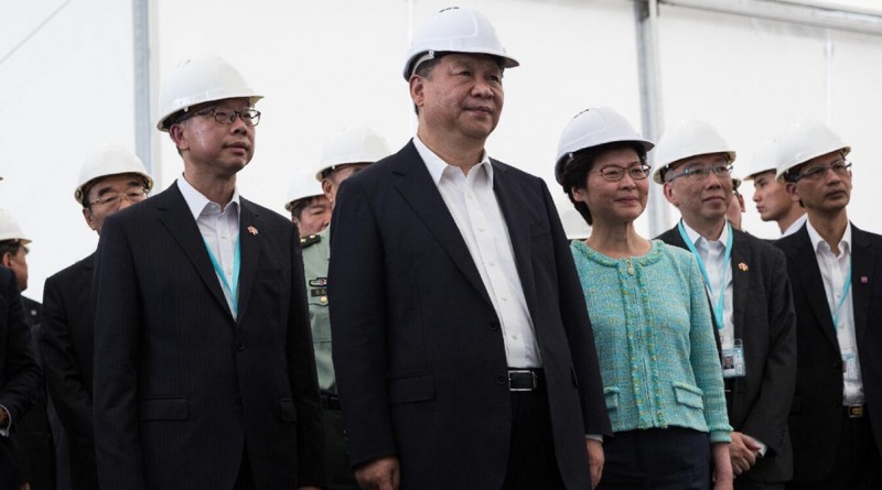 國家主席習近平視察港珠澳大橋及機場第三跑道