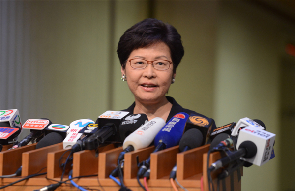 行政長官林鄭月娥昨天表示，律政司申請覆核絕對沒有任何政治動機。記商報者 崔俊良 攝