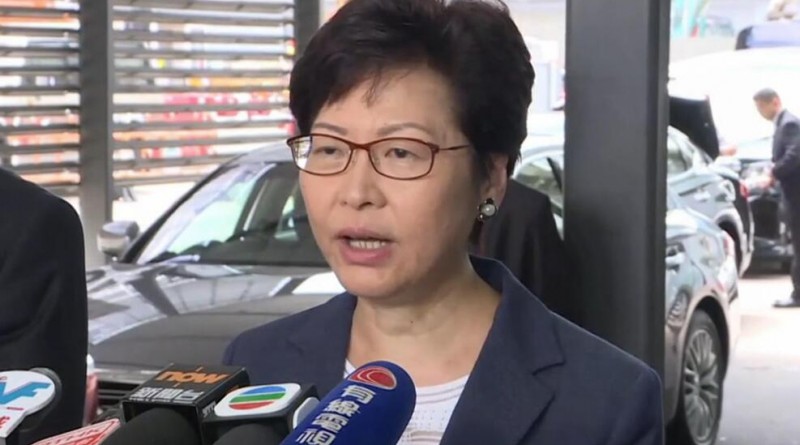 林鄭月娥指政府部門及機構風暴應變得宜