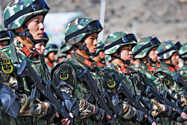 中國軍隊有信心、有能力維護國家主權、安全、發展利益 資料圖片