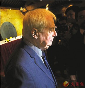 彭定康。香港文匯報記者梁祖彝 攝